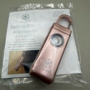 GAIAM Rose Gold Safety Alarm